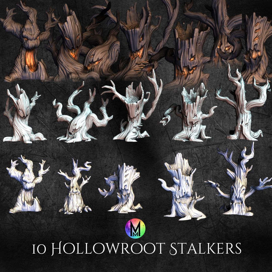 Halloween Trees - 10 haunted halloween Trees for your Halloween game, or Spooky Halloween Decorations!